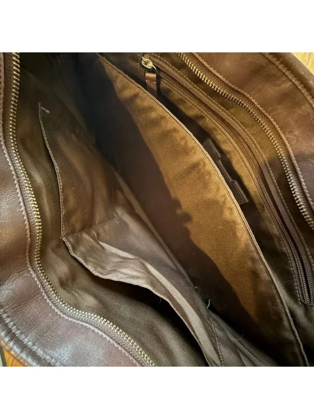 Vintage Coach Brown Leather Messenger Bag *Imperfections F1369